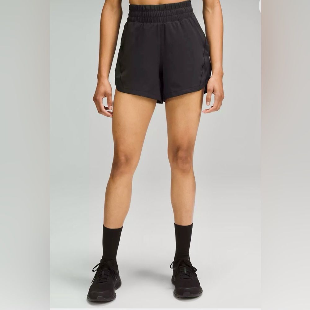 Lululemon Track That High Rise Short 5” Black 4